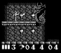 une photo d'Ã©cran de Bram Stoker s Dracula sur Nintendo Game Boy